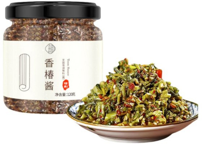 향춘 참죽나물 가죽나물 장아찌, 3개, 120g