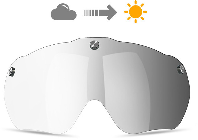 시그니처베이지 웨스트바이킹 자전거 헬멧 고글 렌즈 단품 YPZ095, 변색고글, 1개