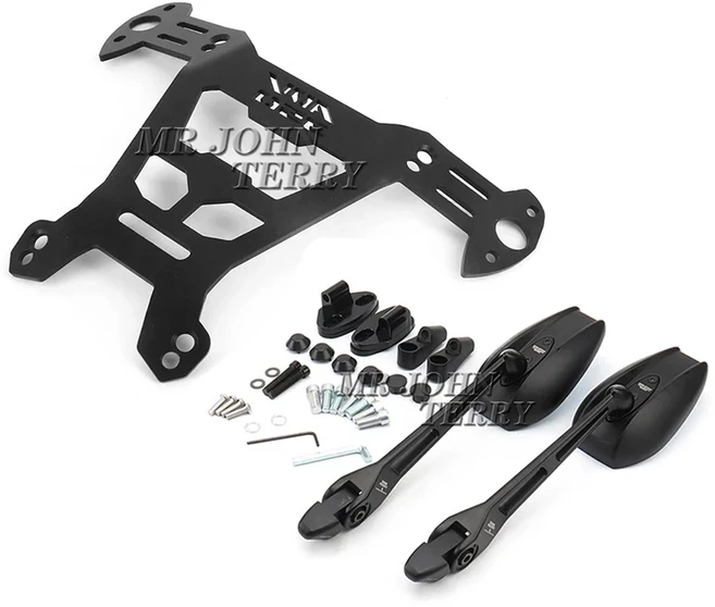 오토바이백미러 Honda ADV350 Adv350 ADV 350 2024 바이크 오토바이 전방 이동 브래킷 키트 측면 후방, 02 A Set