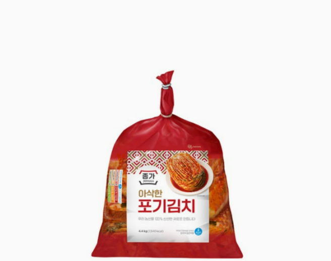 (매장정품) 대상 종가집 아삭한 포기김치 4.4kg 218635