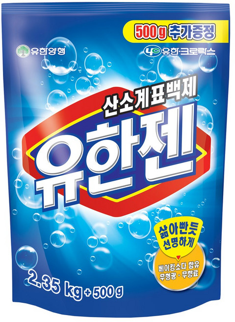 유한젠 산소계표백제 본품, 2.85kg, 1개입, 4개