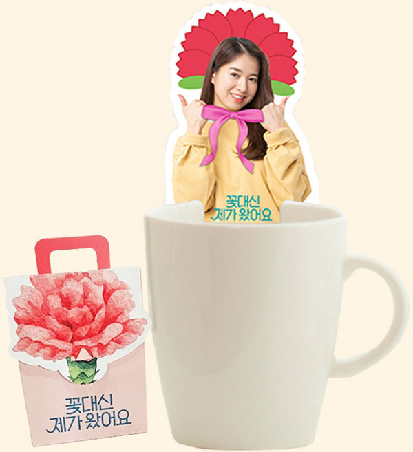 꽃길걷다 굿즈 티백 어버이날 인간 카네이션 홍삼차 5P, 1박스, 5개입, 1g