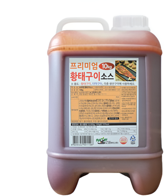 뉴그린 프리미엄 황태구이소스10kg 황태양념장, 1개, 10kg