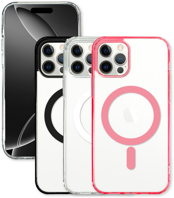 비니월드 엣지컬러 아이폰 맥세이프 케이스 [액정보호필름포함]