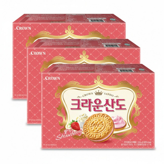 산도 딸기 323g 16봉 3박스