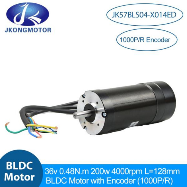 Jkongmotor JK57BLS04-X014ED 브러시리스 DC 모터 인코더 포함 서보 DIY 디자인 1000P/R 36V 200W 0.4, 01 36V, 01 JK57BLS04-X014ED, 01 다른, 1개