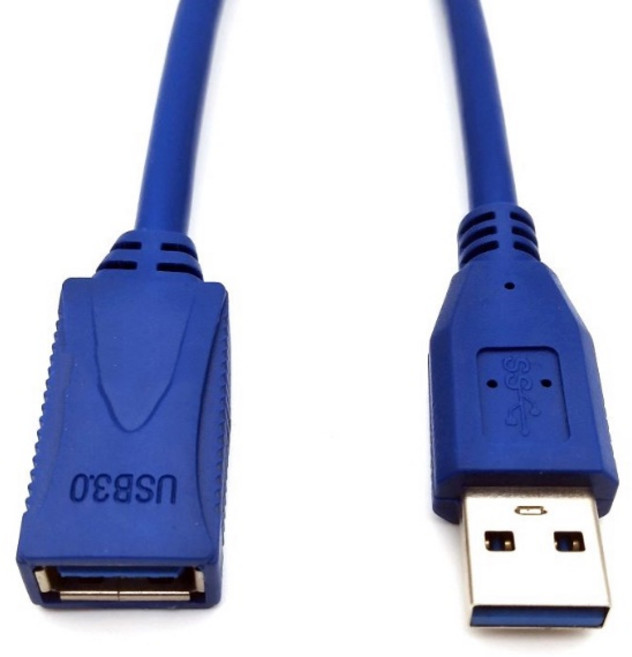 USB3.0公對母數據延長線 30、50、100公分, 1個, 30cm