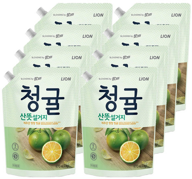 참그린 청귤 리필, 8개