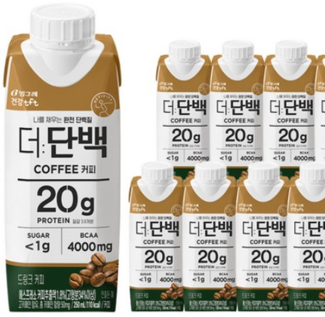 더단백 드링크 커피 A, 250ml, 18개