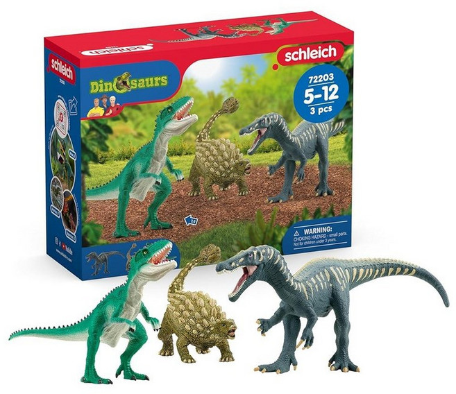 Schleich Attack of The Dinosaurs Trio, 공룡 공격 트리오 플레이세트