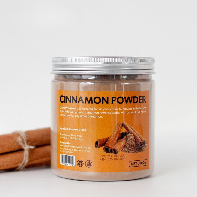 골드 YB-1 계피가루 실론 사이공 시나몬 효능 천연 베트남 다낭 나트랑 달랏 푸꾸옥 하노이 여행선물, 1개, 300g