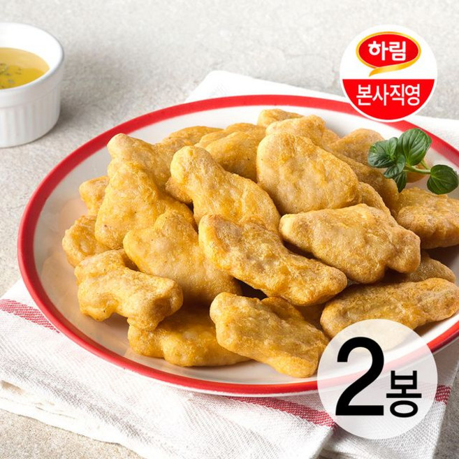 [본사직영] 하림 굿초이스치킨너겟1kg*2봉, 1kg, 2개