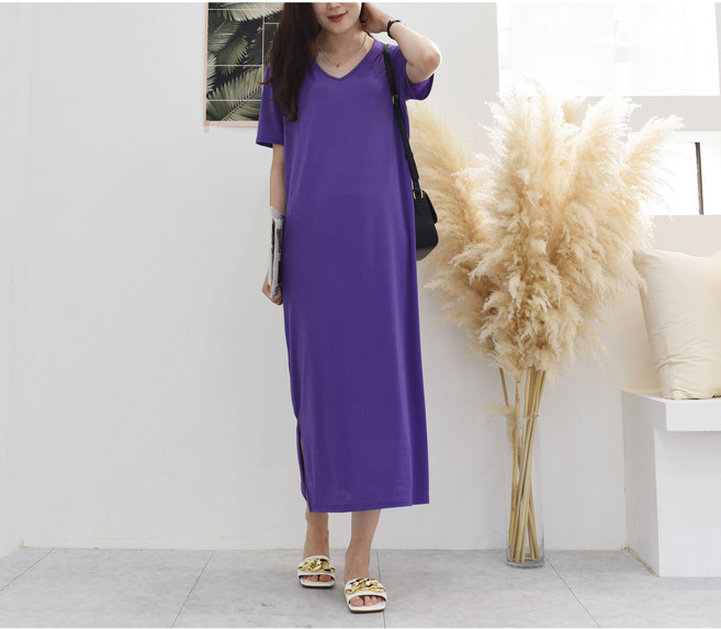 [아이엠수]썸머룩 브이넥원피스