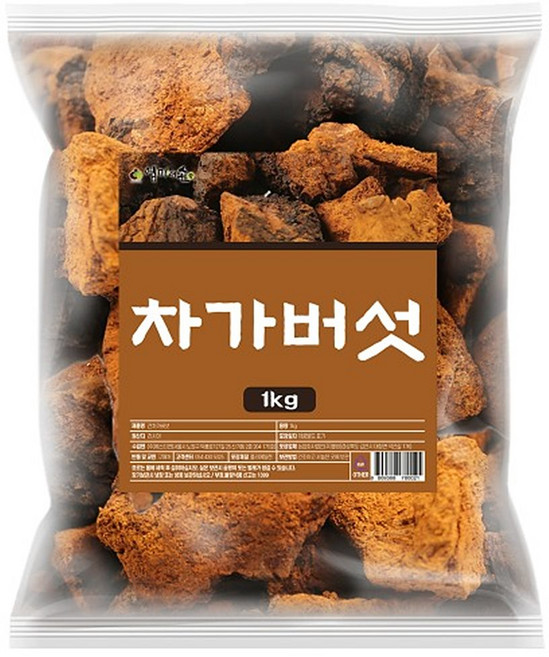 엄마애손 러시아산 뉴 러시아 차가버섯 1kg, 1개