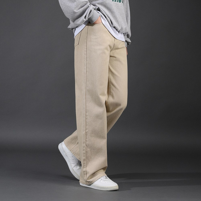 후앙스 3단 기장 와이드 뒷밴딩 오버핏 면 코튼 팬츠 GZCP-5207