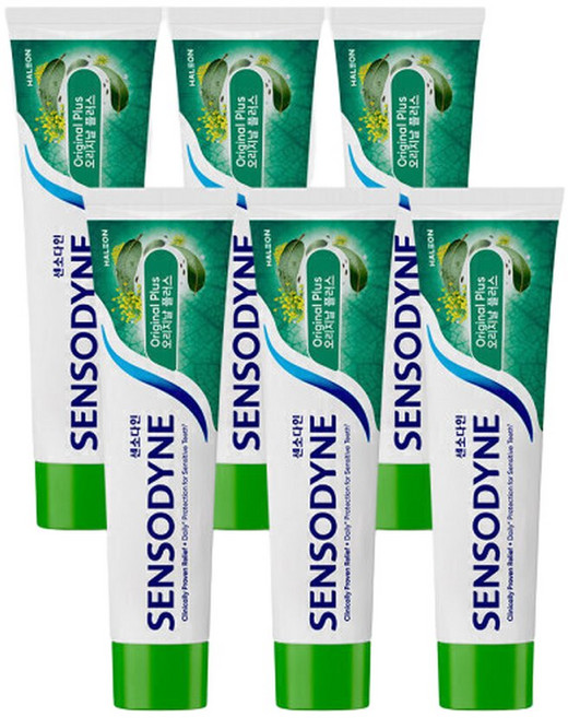 오리지날 플러스 민감성 치약 100g x6개, 6개