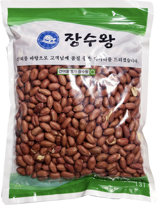 장수왕 국산 볶음땅콩 1kg /매일 볶는 햇땅콩 생땅콩 견과류 간식 안주, 1개