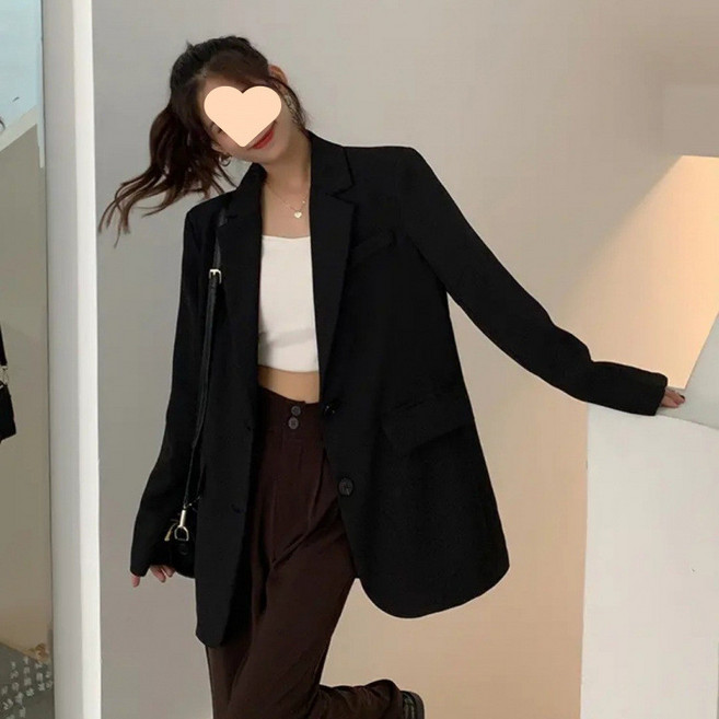《小日子家居館》實拍 韓系顯瘦西裝外套 休閒外套