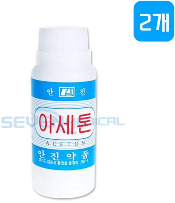 안진약품 아세톤, 100ml, 2개