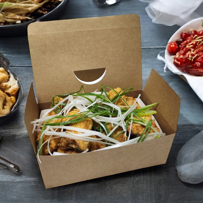 대경상사 크라프트 치킨박스 대, 1개입, 100개