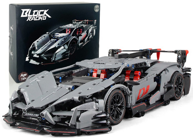 라푸유람보르기니 베네노 로드스터 슈퍼카 MOC블록 스포츠카 호환블럭 조립놀이 테크닉자동차 MOC블록카 1:14스케일 MOC블록세트 L8019 [라푸유서비스], 오리지널, 1개