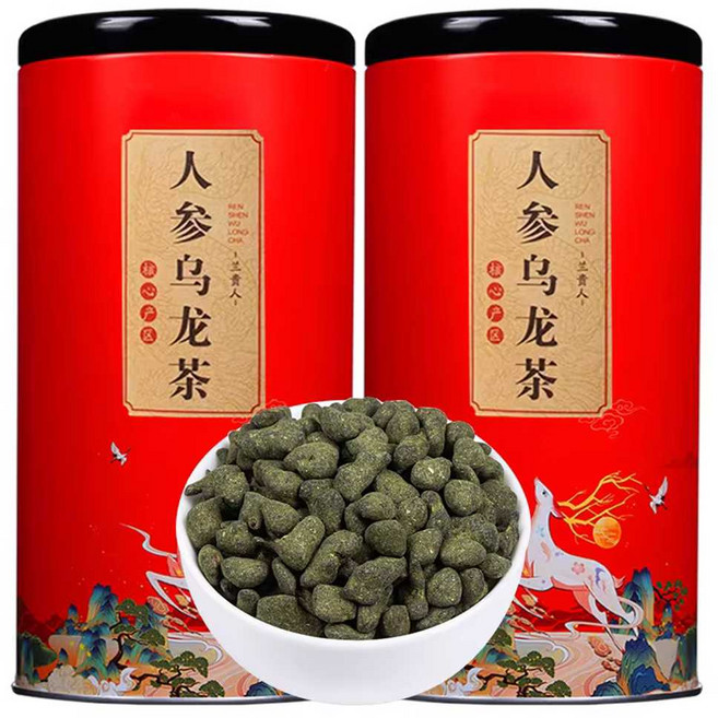 우림 대만우롱차 난귀인 진한향 동딩 인삼 우롱차 잎차 대용량 벌크, 1개, 500g