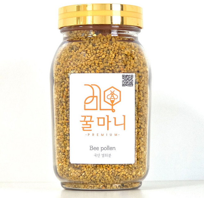 꿀마니 프리미엄 생화분 500g 국산 비폴렌 벌화분, 1개