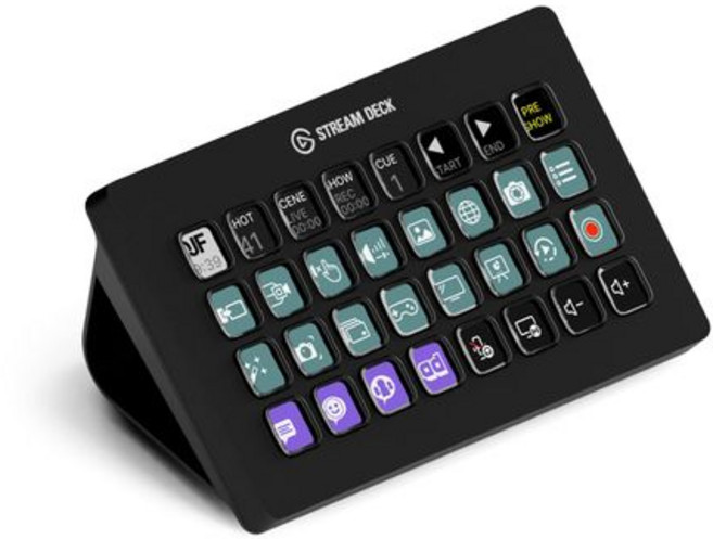 Elgato Stream Deck XL 엘가토 스트림 데크 XL 32 키 배열 라이브 컨텐츠 작성용