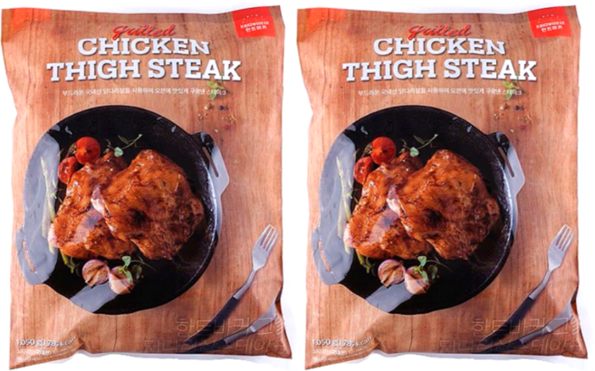 한트바커 그릴 닭다리살 스테이크, 2개, 1.05kg