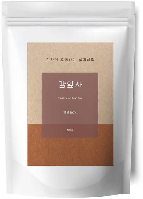 유리아 국내산 감잎차 삼각티백, 1개, 50개입, 1.2g