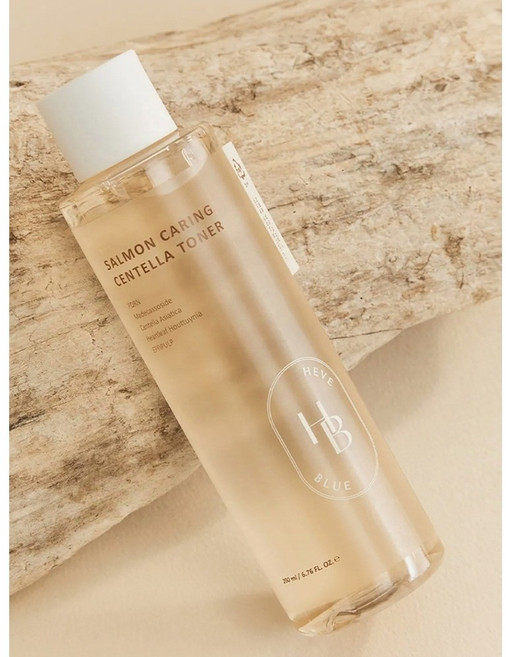 HEVEBLUE SALMON CARING CENTELLA TONER 舒緩保濕爽膚水, 1個, 積雪草爽膚水 200ml