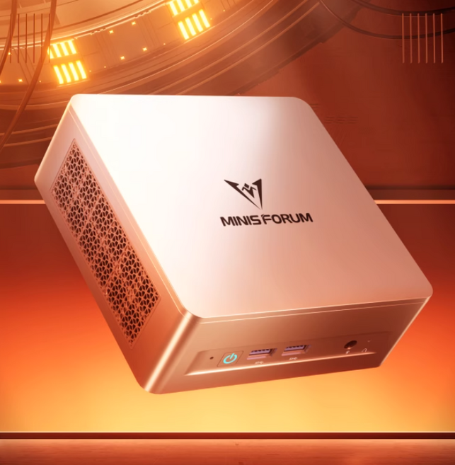 MINISFORUM UM890 Plus R7-8745HS 고성능 게이밍 미니PC 65W TDP산열 OCuLINK지원 32G+1TB 베어본, WIN11 Home, 1TB, 32GB, 실버