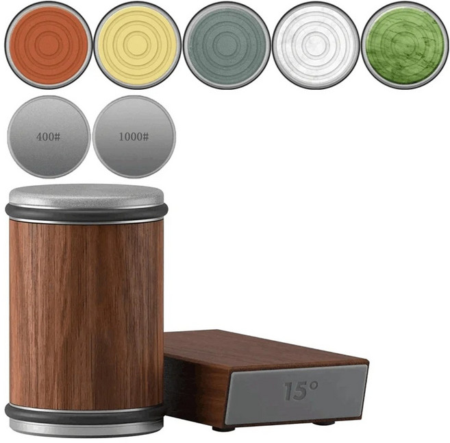 칼갈이 롤러 롤링 나이프 숫돌 세트 마그네틱 홀더 다이아몬드 칼갈이 키트, Ship With24h, D Set