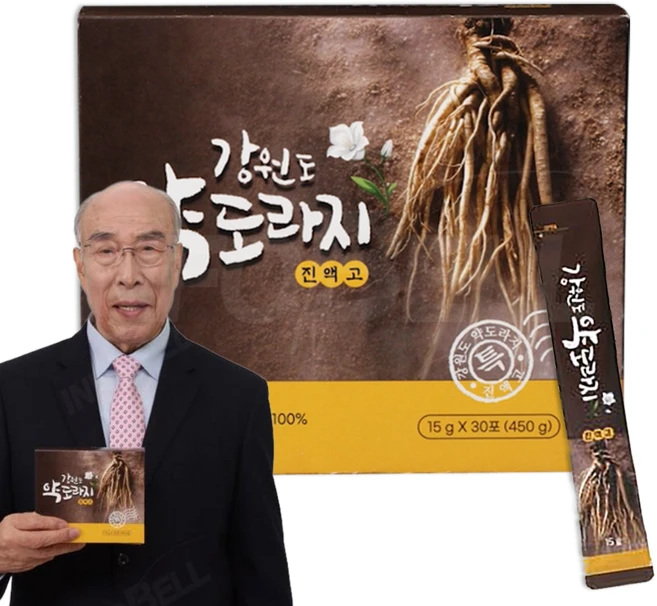 [TV홈쇼핑정품 인포벨]김기현 강원도 지리산 약도라지 진액고 간편 스틱 겨울 목 건강 최정원 최주봉 진액, 30개, 15g - 쿠팡
