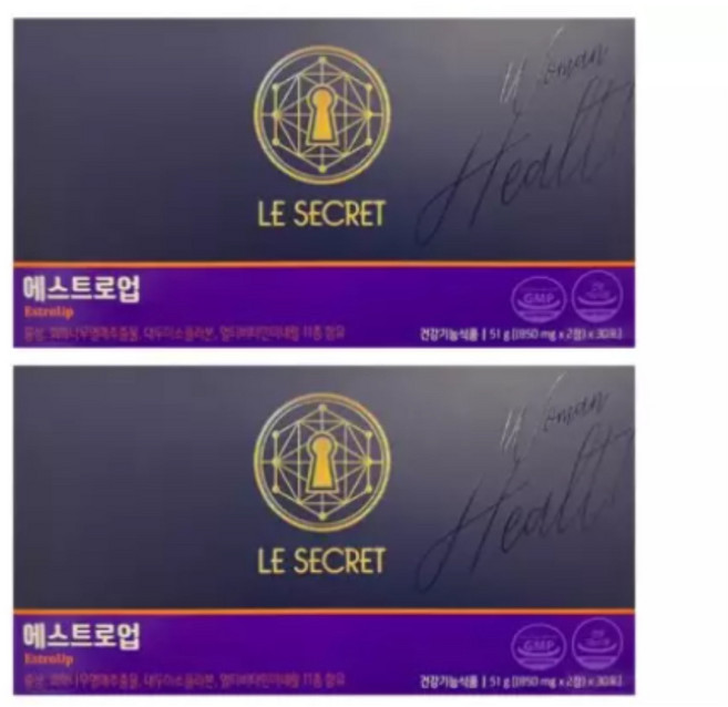 뉴트리원 르시크릿 에스트로업 소포리코사이드 대두이소플라본 30포 2박스 2개월분, 30회분, 2개