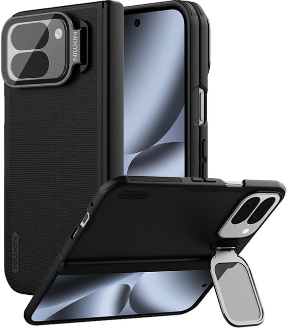 NILLKIN 구글 픽셀 Google Pixel 10 Pro Fold 프로 폴드용 마그세이프 케이스 충격 자석 폰 홀더 카메라, 01 구글 픽셀 10 프로 폴드, 02 Black No magnets