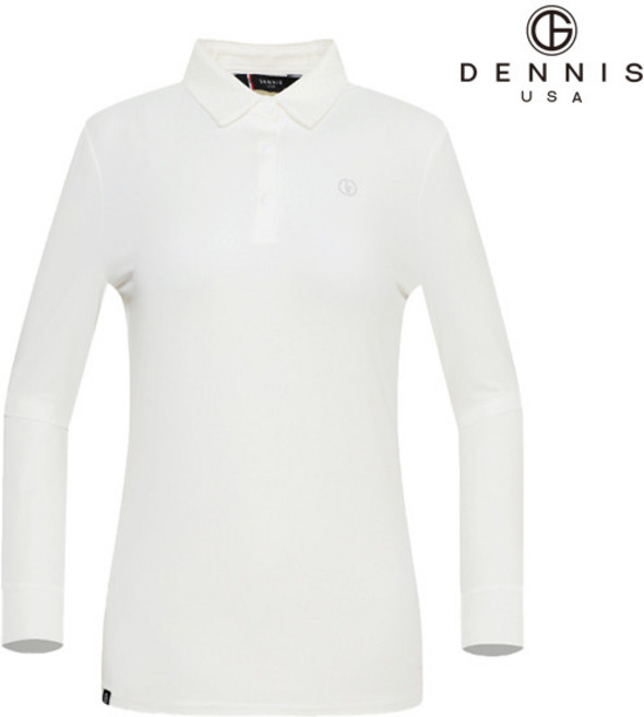 데니스골프 DENNIS 여성)솔리드 제에리 긴팔 티셔츠_NAOFLTS051
