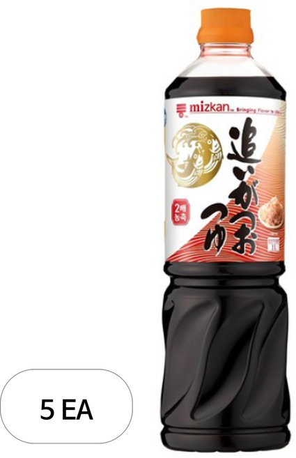 미즈칸 농축 쯔유, 1L, 5개