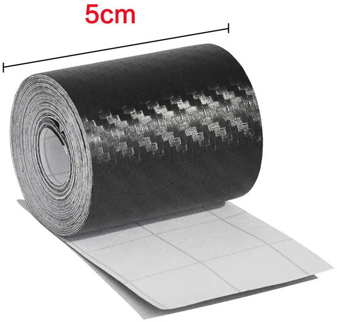 테이프 스크래치 자동차 나노 섬유 스트립 탄소 DIY 스티커 보호 자동 필름 붙여 사이드 도어 방수 미러 넣기 접착, 5cm