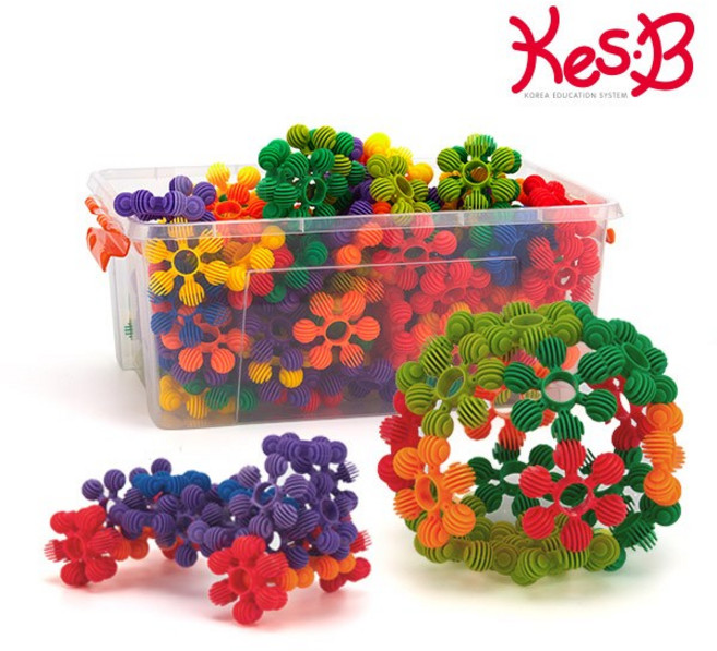 [캐스B] 튼튼 눈송이연결블록150pcs