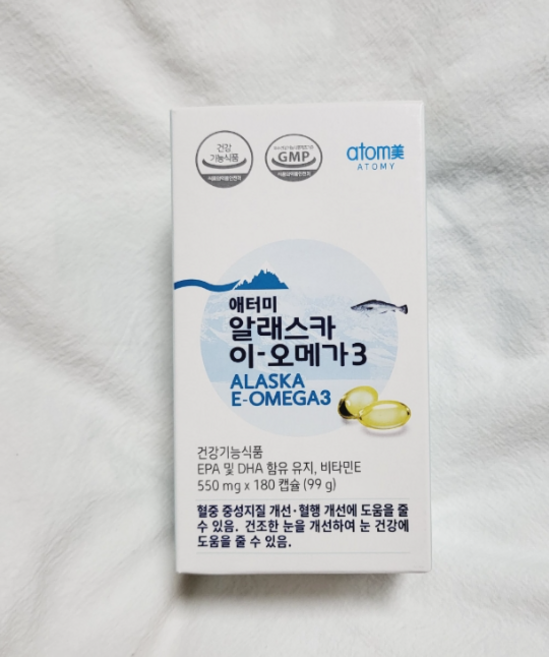 애터미 알래스카 이 오메가3, 180정, 1개