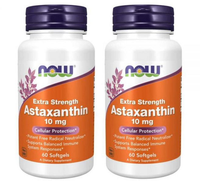 나우푸드 엑스트라 스트렝스 아스타잔틴 10mg 소프트젤 60정 2팩