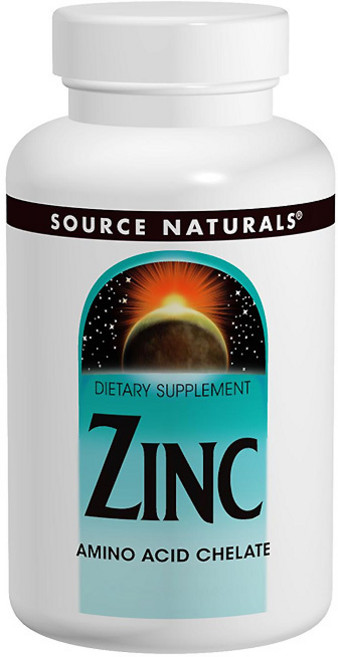 SOURCE NATURALS 鋅補給錠 50mg, 250顆, 1罐