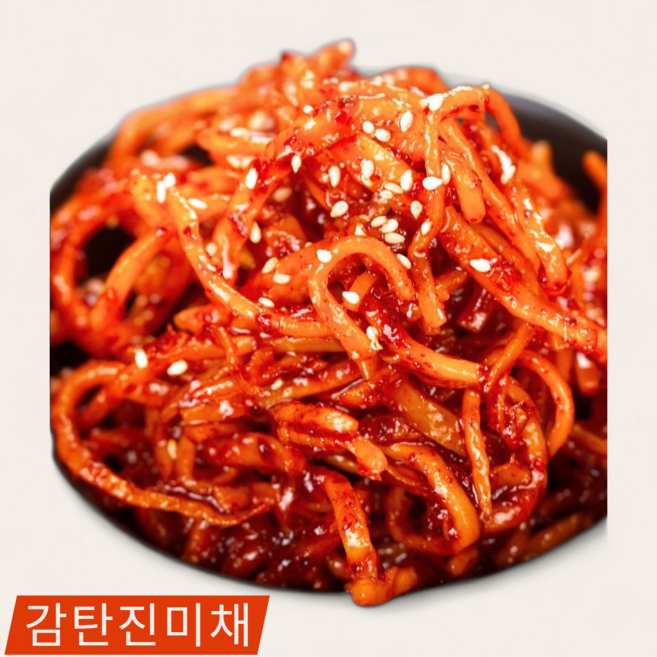 맛있는 진미채반찬 진미무침 오징어채볶음 가족반찬 고기반찬 캠핑반찬 여행반찬 1인반찬 핵가족반찬, 1kg, 6개