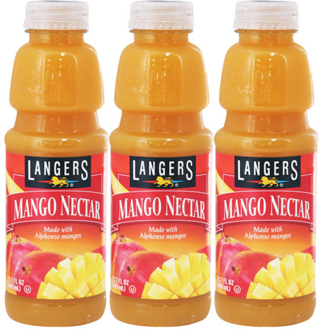 랭거스 망고 쥬스 449ml 3개세트, 3개