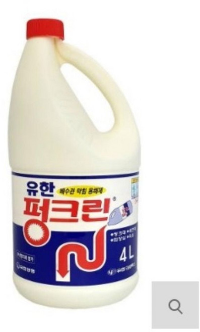 유한락스 펑크린 4리터 배수구청소 배수관 청소 대용량, 1개, 4L