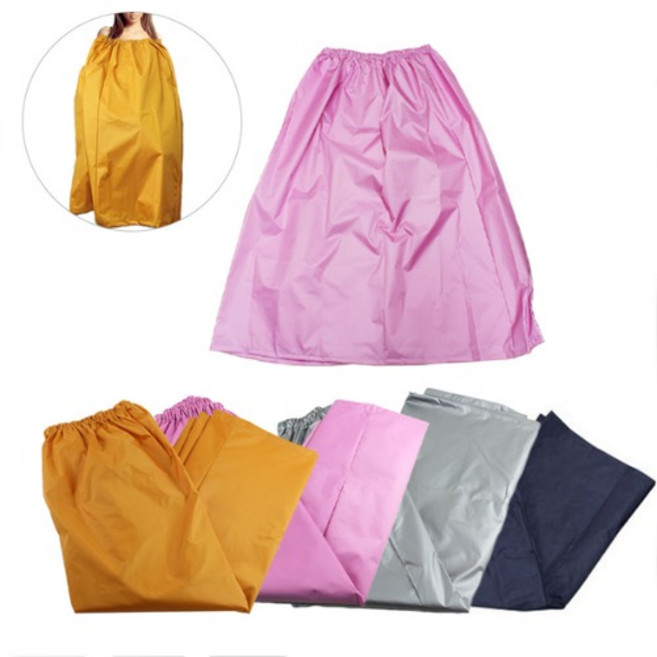 좌욕 훈증용 가운 (족욕 좌훈 반신욕용 앞치마), 실버, 1