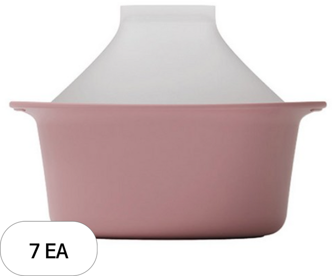 모윰 실리콘 이유식 타진 찜기 Large, 단품, 7개, 바이올렛