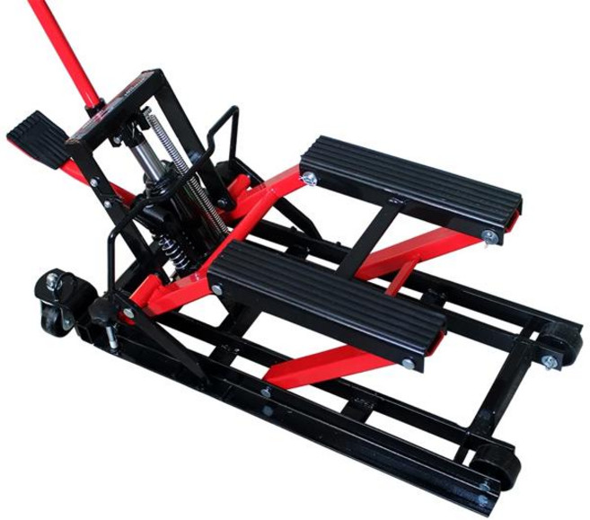 바이크 오토바이용 유압식 가위형 리프트 1500파운드680kg 적재 용량 높이 조절이 가능 휴대용 리프팅 지지대 리프팅 도구
