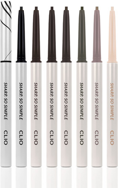 클리오 샤프 쏘 심플 워터프루프 펜슬 라이너 0.14g, 1호 블랙, 1개